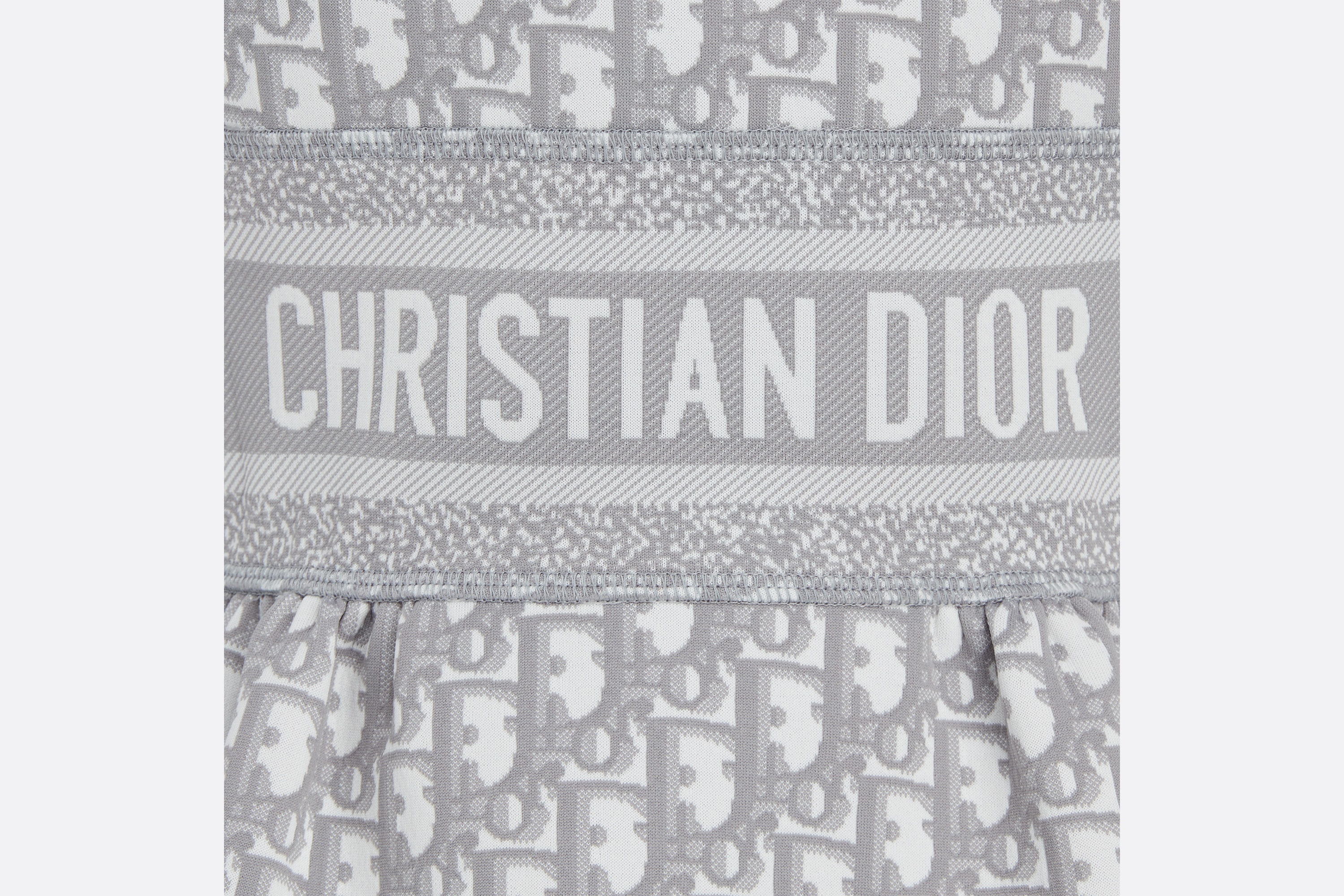 Dior Dioriviera Book Tote Small Gray in Textile - US