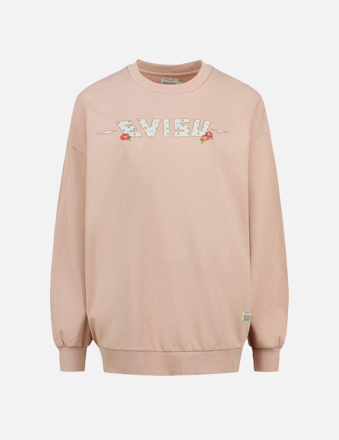 PEACOCK AND TSUBAKI PRINT SWEATSHIRT - 1