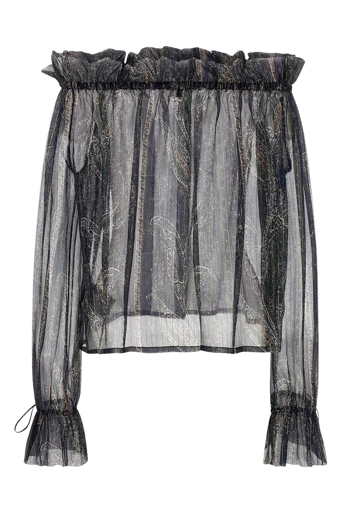 Saint Laurent Women Lurex Blouse - 2