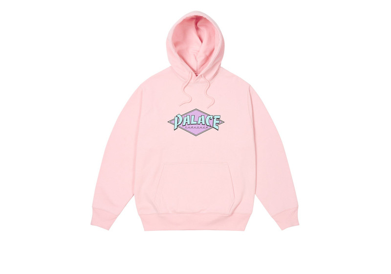 PALACE THRASHER HOOD PINK - 1