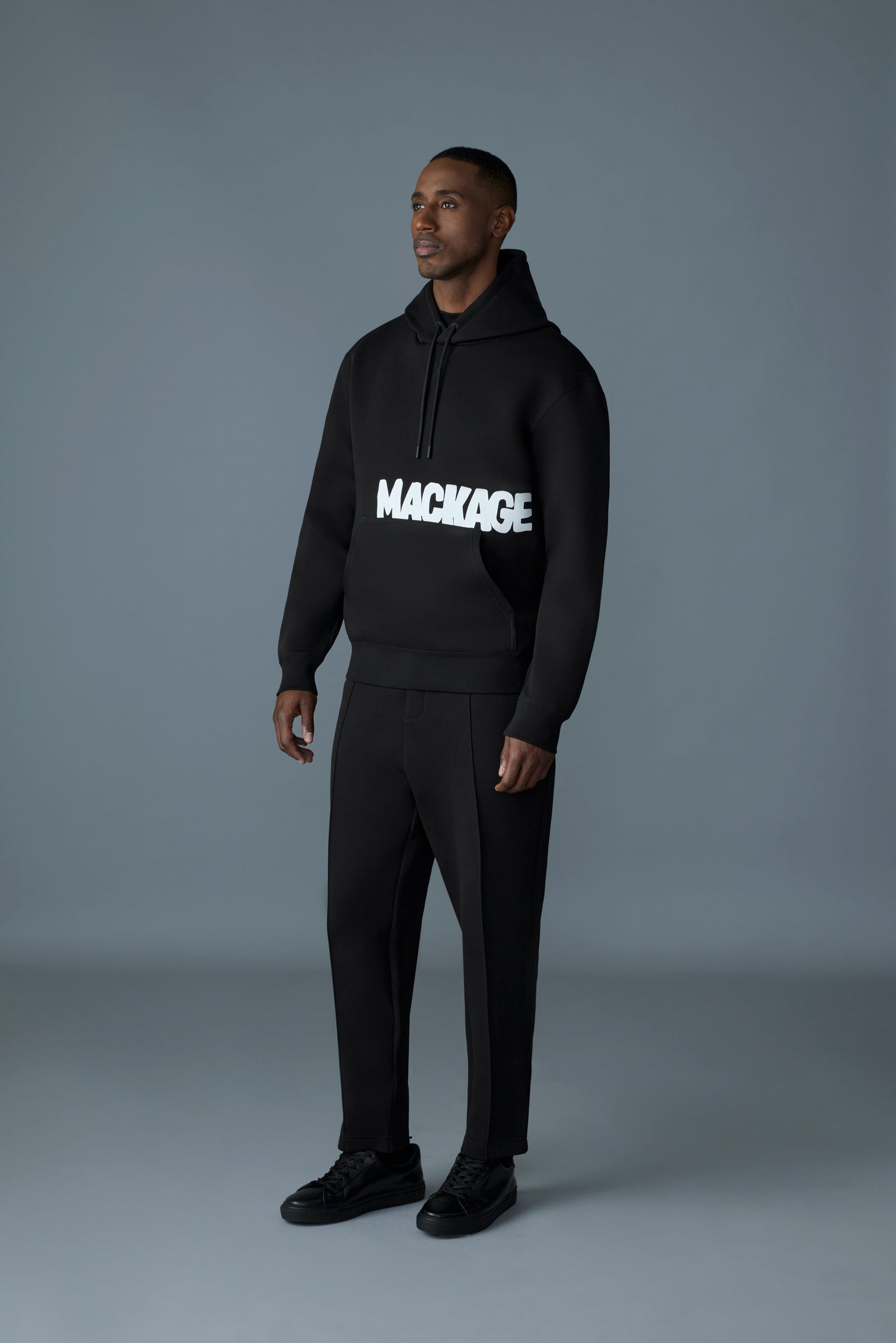 KRYSTIAN-PR Double-face Jersey Logo Hoodie - 3