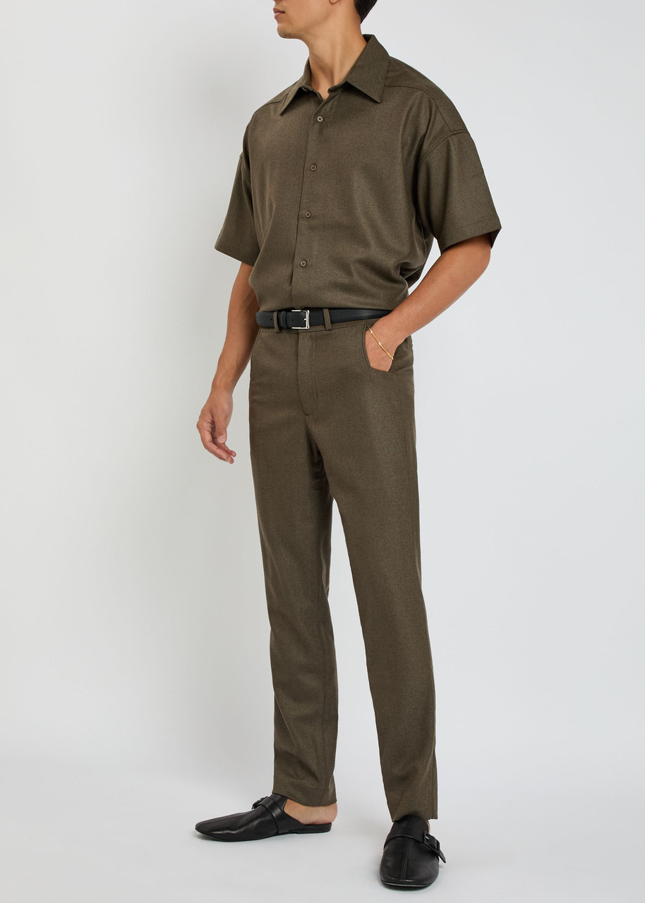 Entire Studios Slim-leg Wool Trousers - 4
