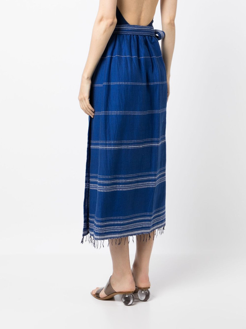 Inku cotton wrap skirt 4
