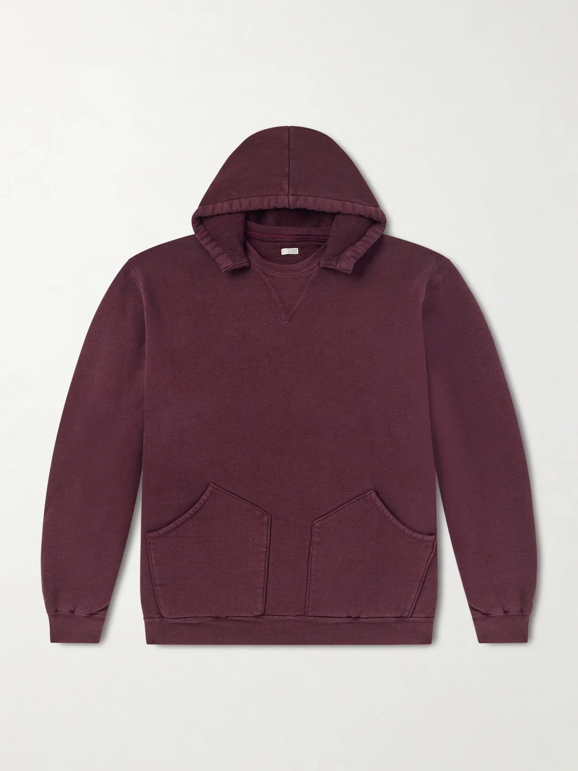 Vintage Cotton-Jersey Hoodie - 1