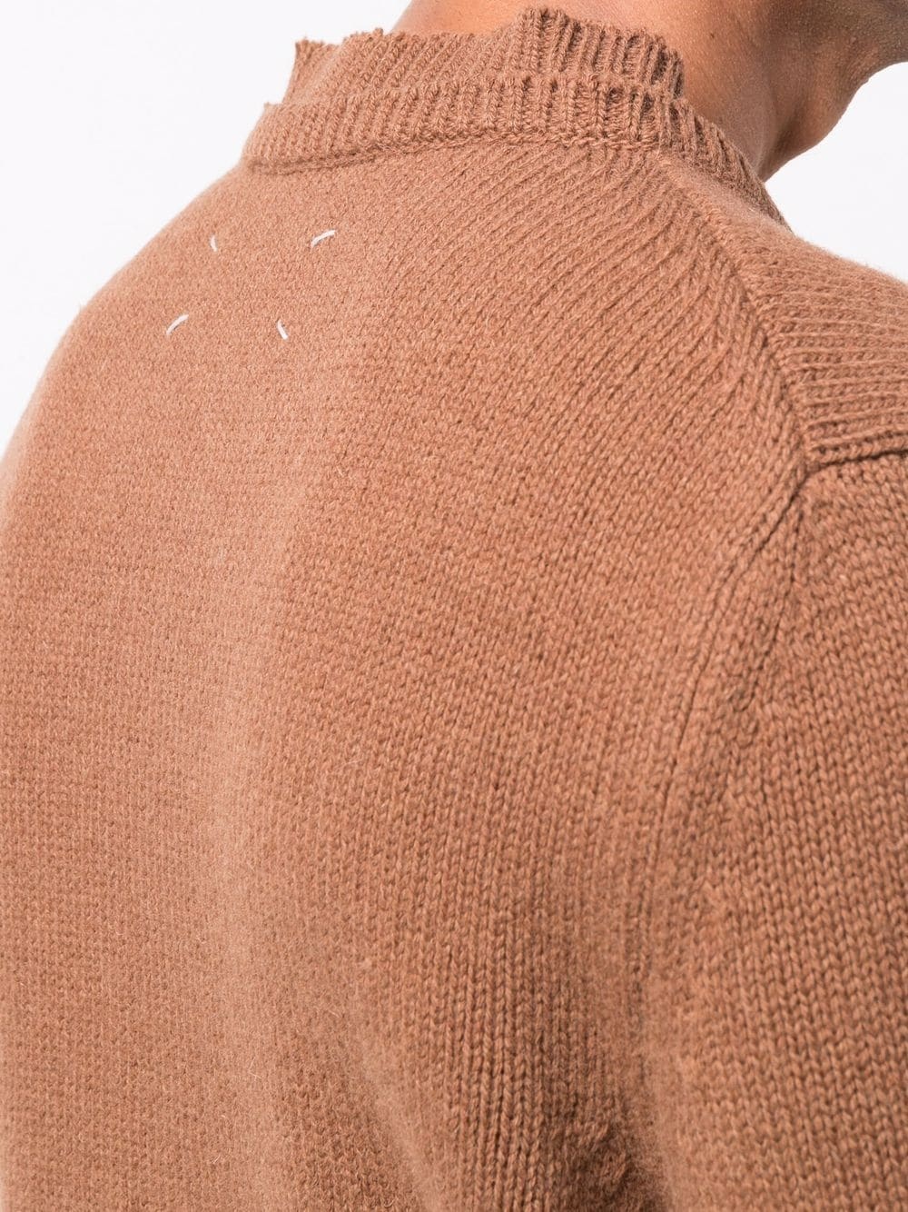 distressed wool jumper - 5