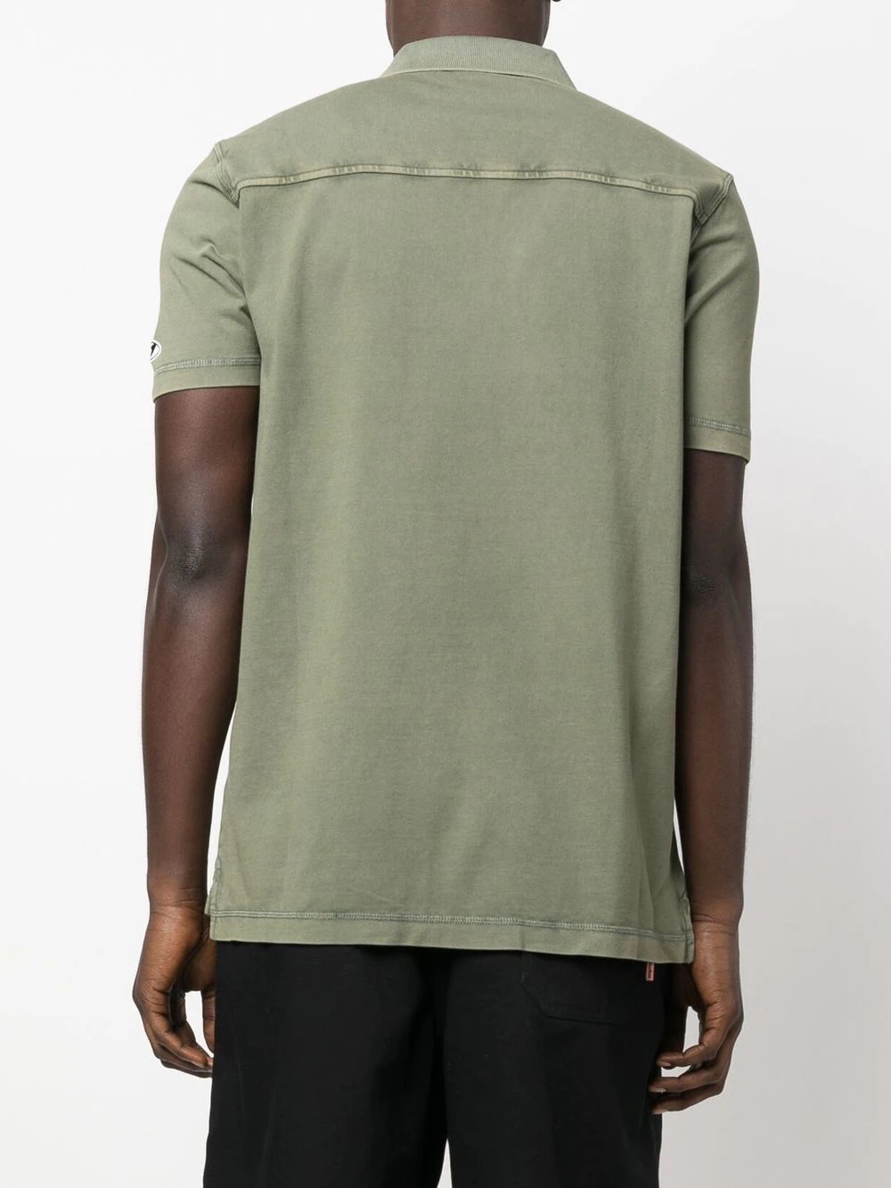 short-sleeved cotton polo shirt - 4
