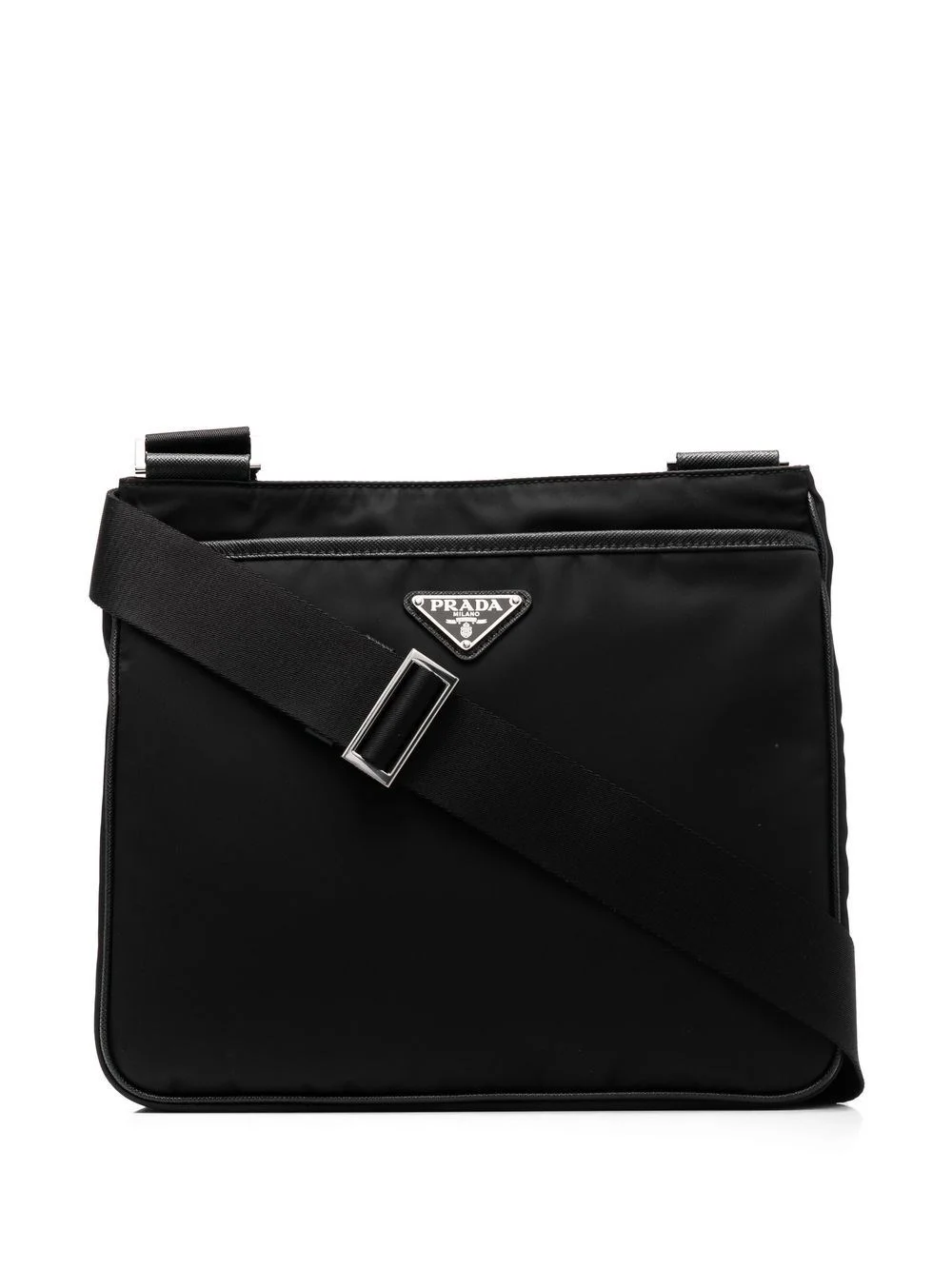 RE-NYLON AND SAFFIANO SHOULDER BAG - 1