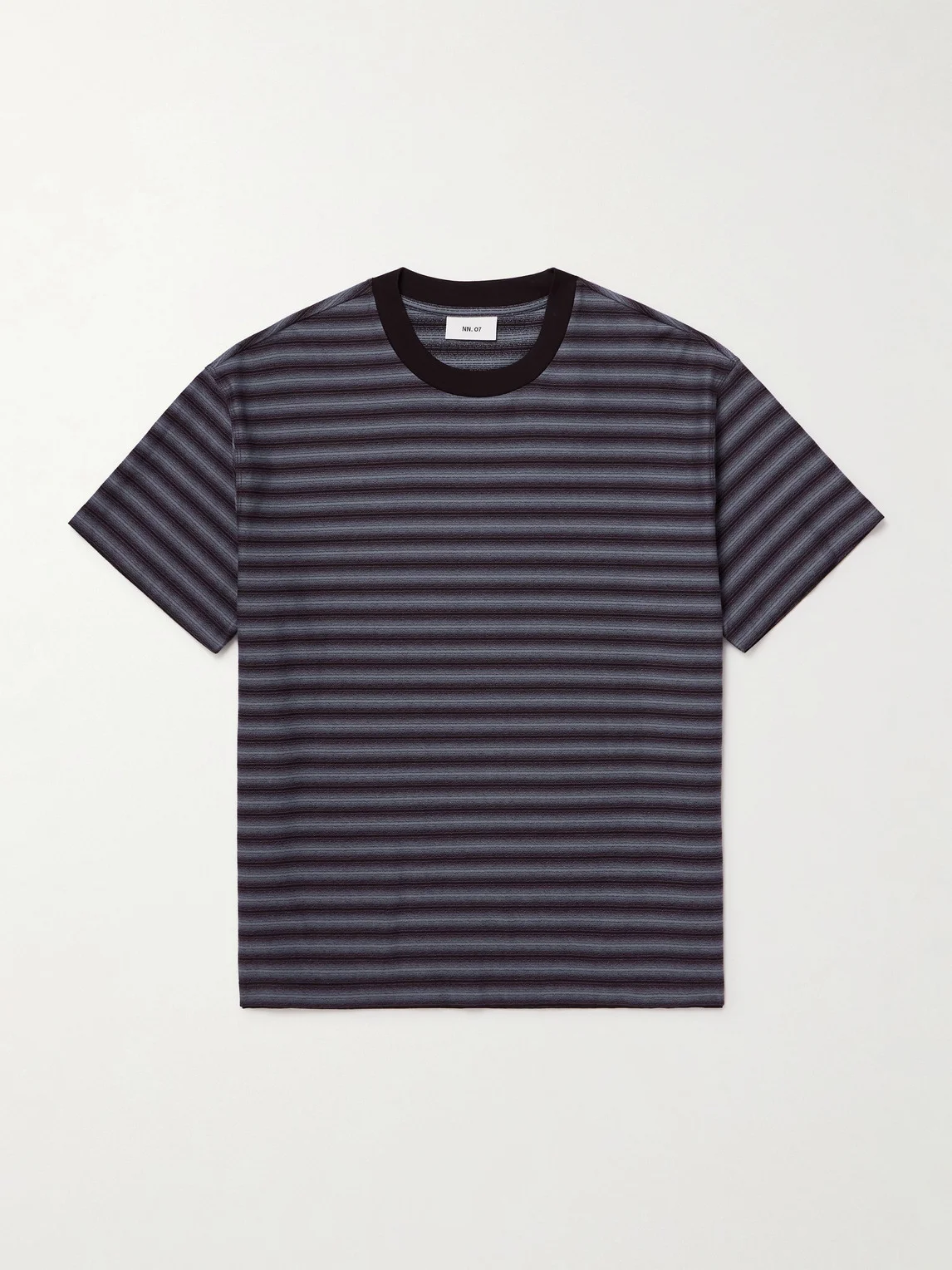 Lionel 30017 Striped Cotton-Jacquard T-Shirt - 1