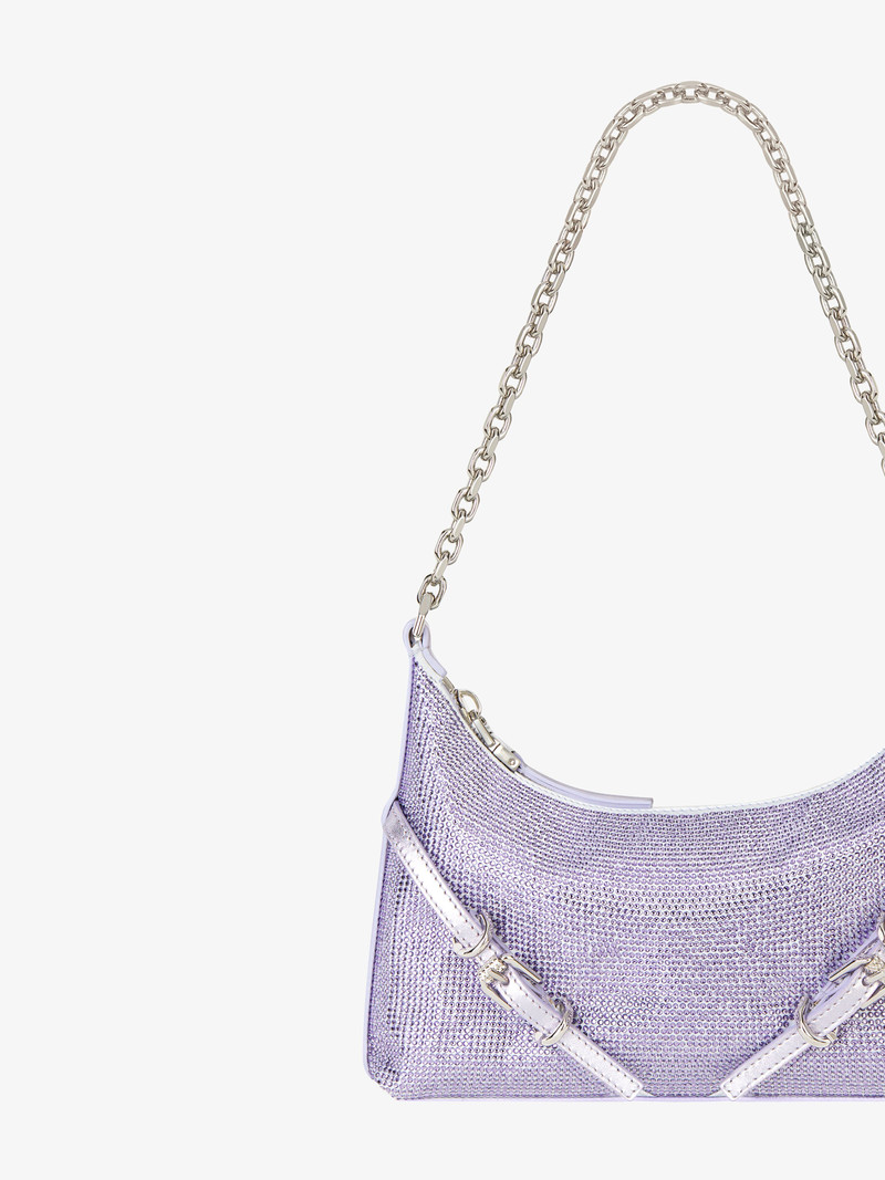 VOYOU PARTY BAG IN SATIN WITH STRASS 7