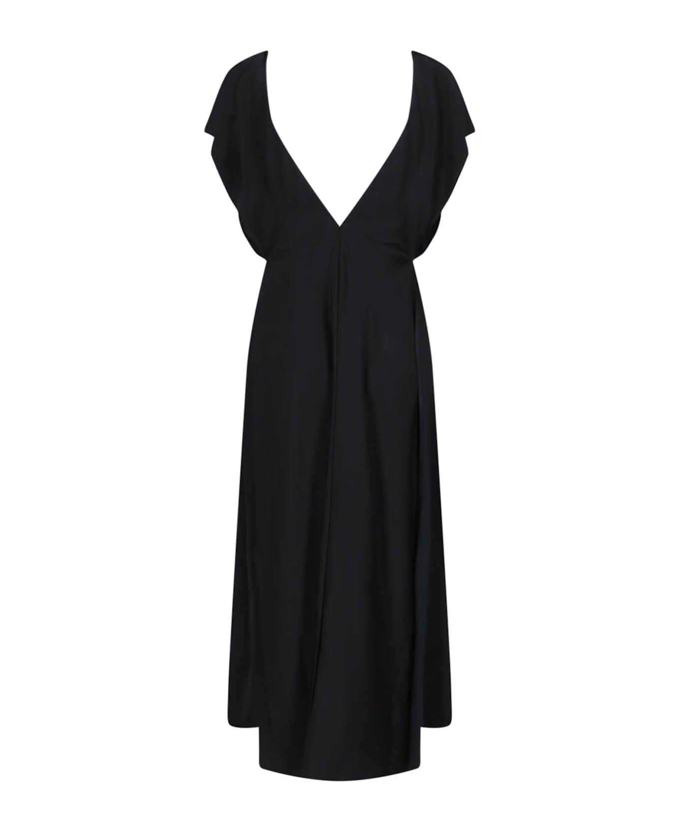 V-neck Maxi Dress - 2