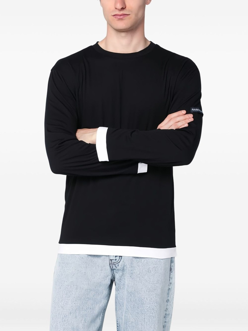long-sleeve layered t-shirt 1