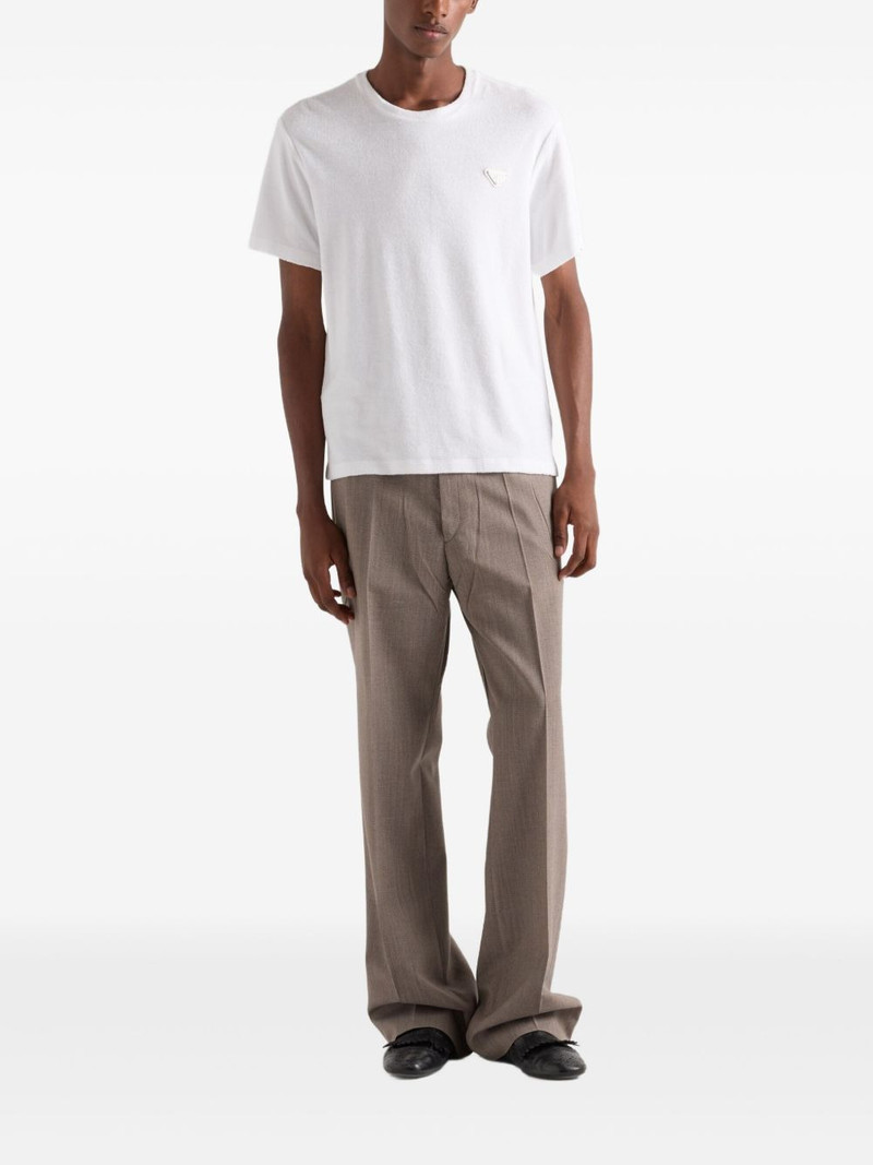 Prada logo cotton t-shirt outlook