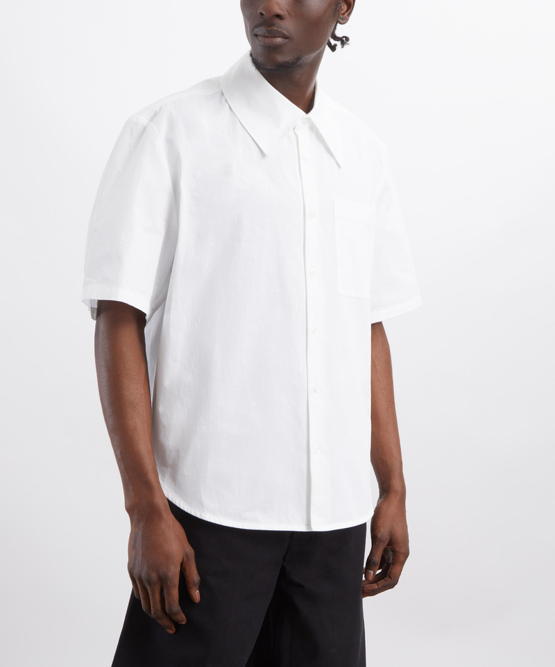 Séfr Waylon White Poplin Shirt outlook