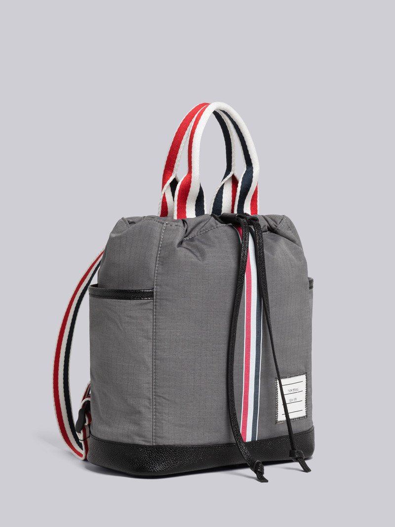 Ripstop Stripe Mini Tote Backpack 3