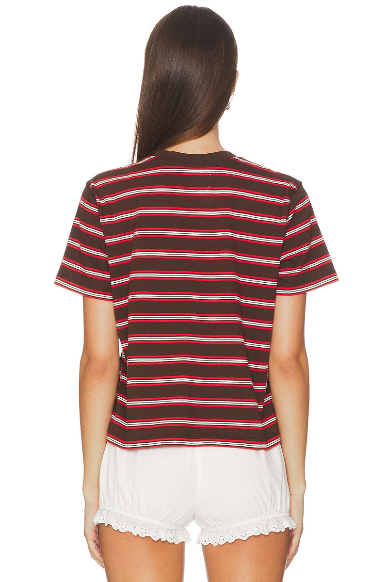 LA LIGNE Multi Striped Boyfriend Tee outlook