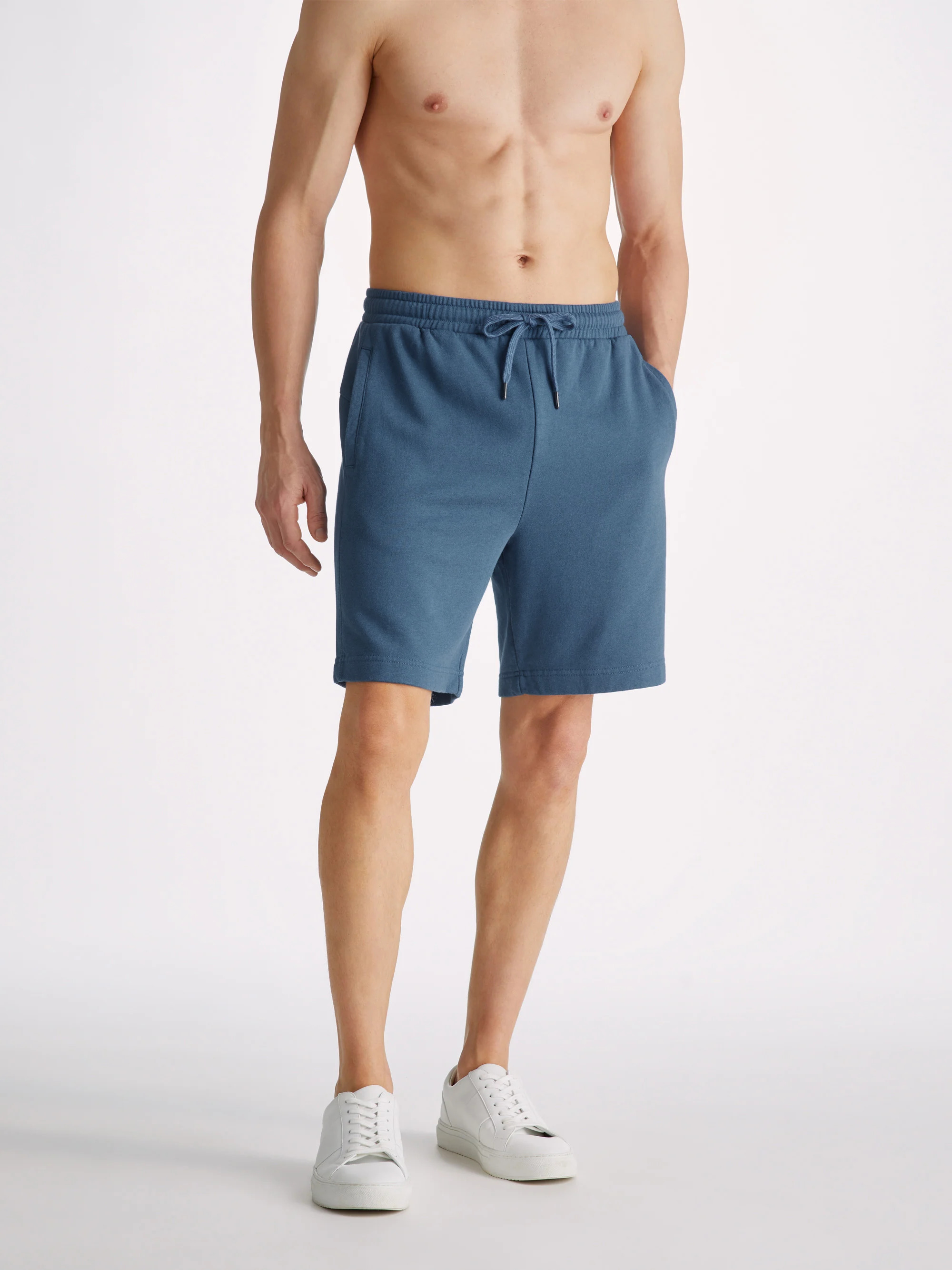 Men's Sweat Shorts Quinn Cotton Modal Denim - 6