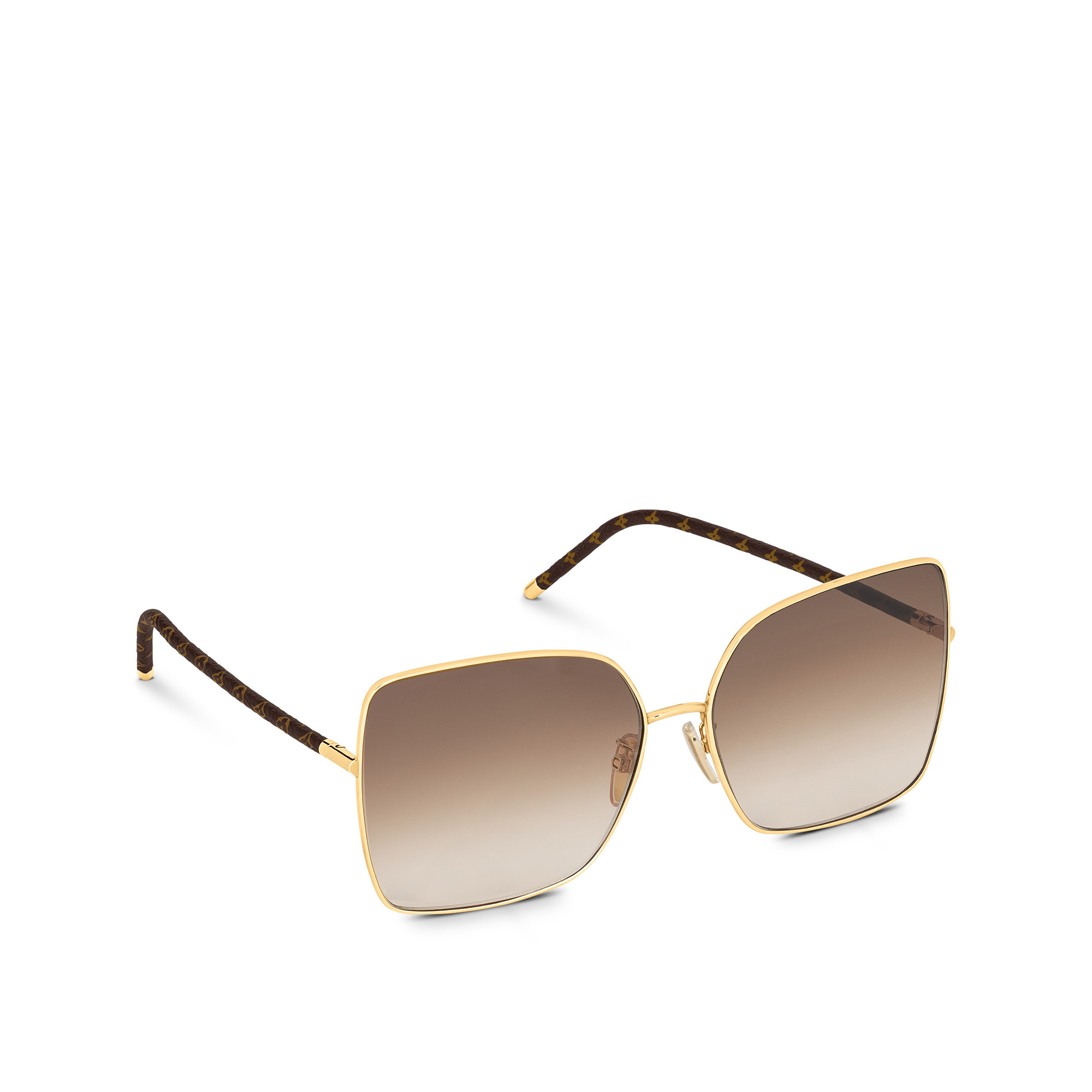 LV First Metal Square Sunglasses - 1
