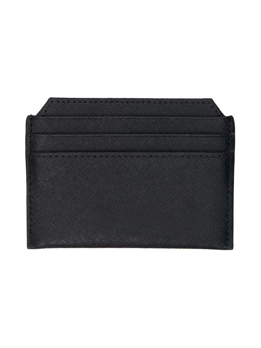 【VIVIENNE WESTWOOD】Saffiano Slim Card Holder Black 25SS Saffiano Slim Card Holder in BLACK | Vivienne Westwood®