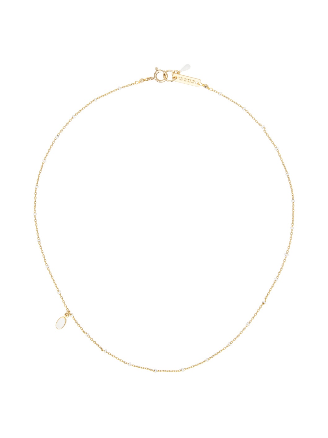 Gold Casablanca Medal Necklace - 1