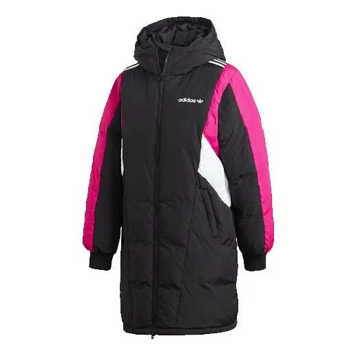 (WMNS) adidas Originals Down Jacket Long 'Black Pink' EC2184 - 1