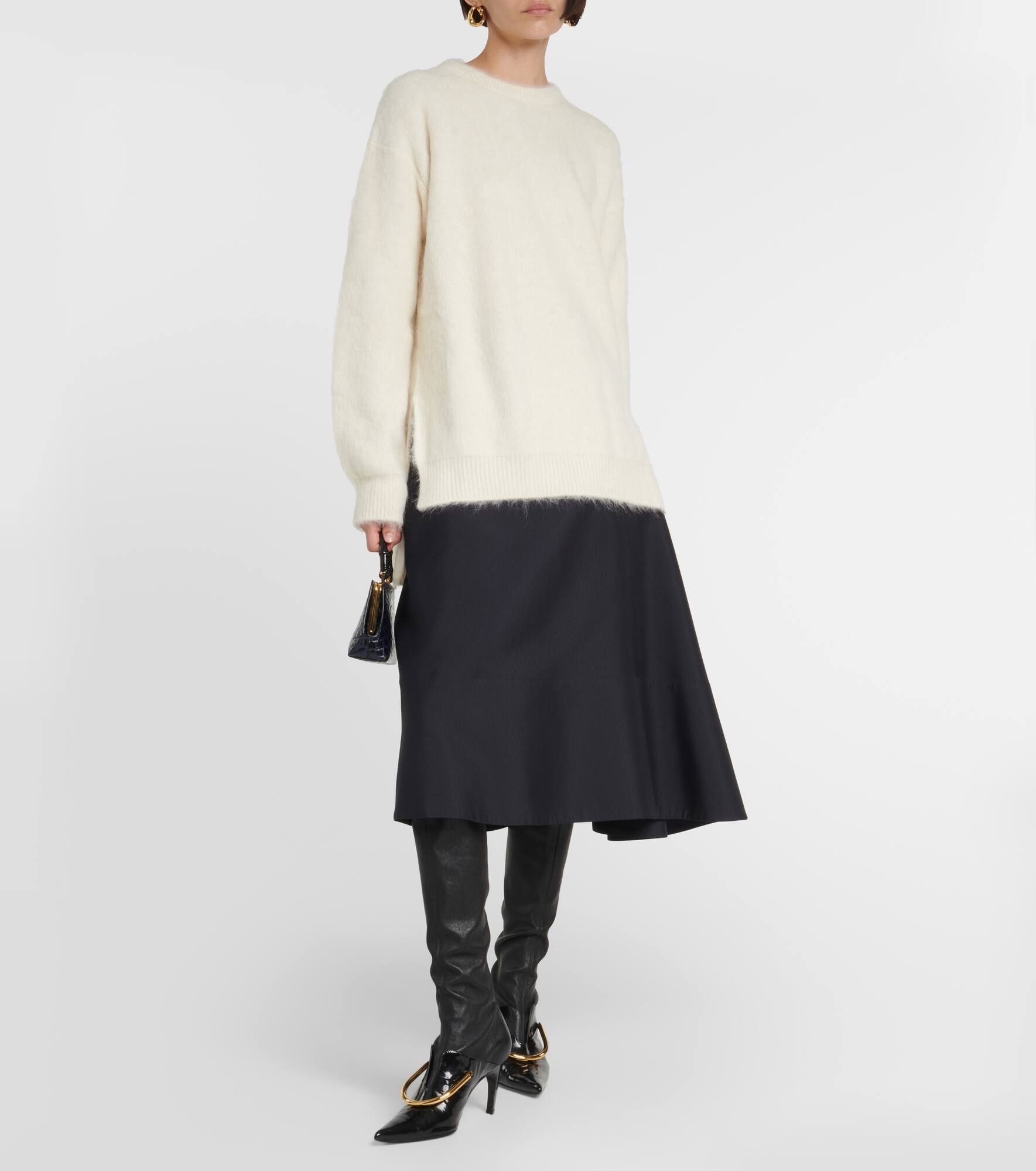 Alpaca and wool-blend sweater - 2