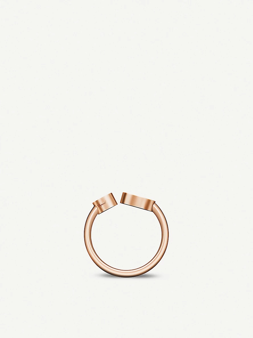 Happy Hearts 18c rose-gold and mother-of-pearl ring - 3