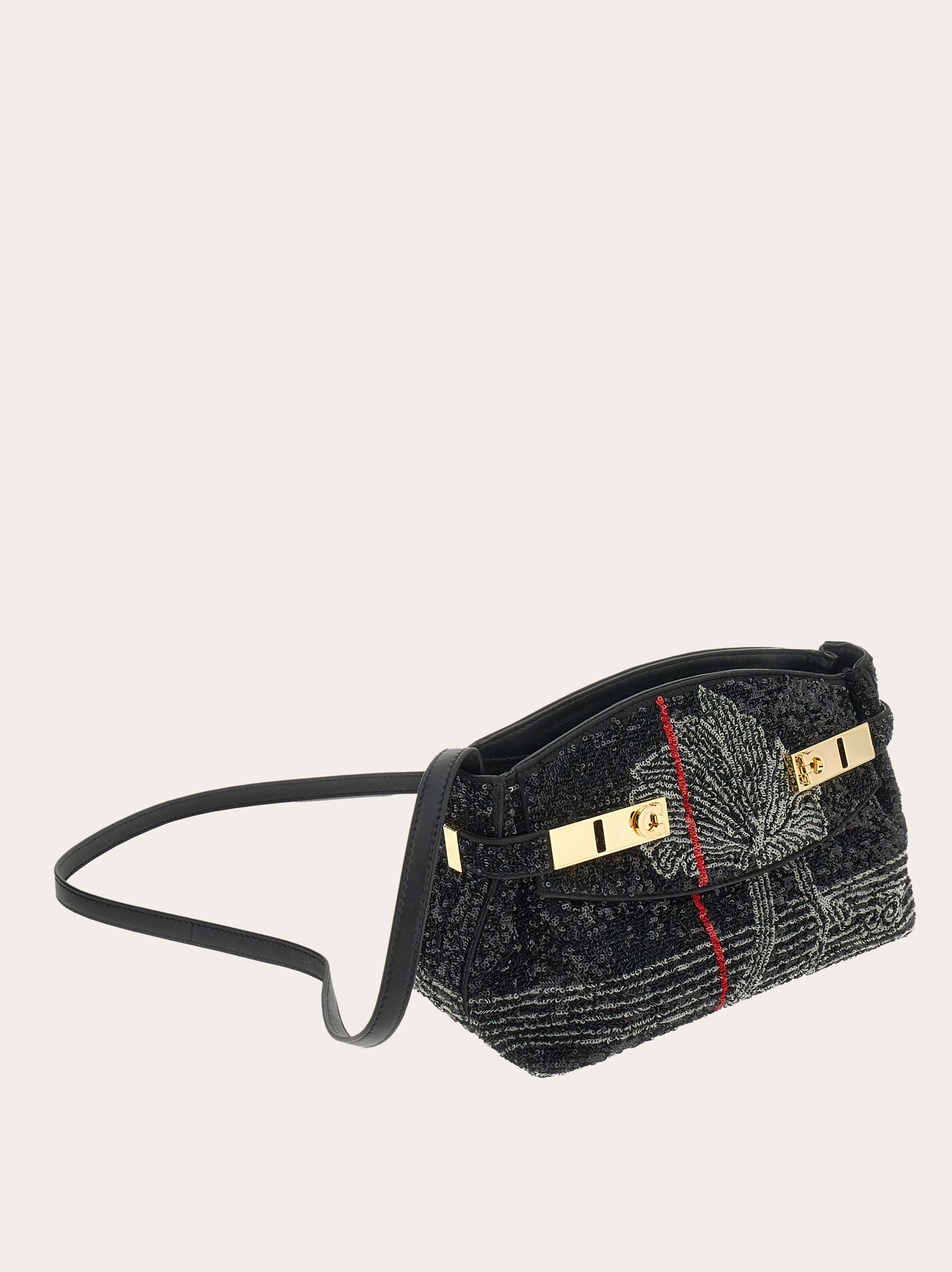Hug handbag with sequins (S) - 7