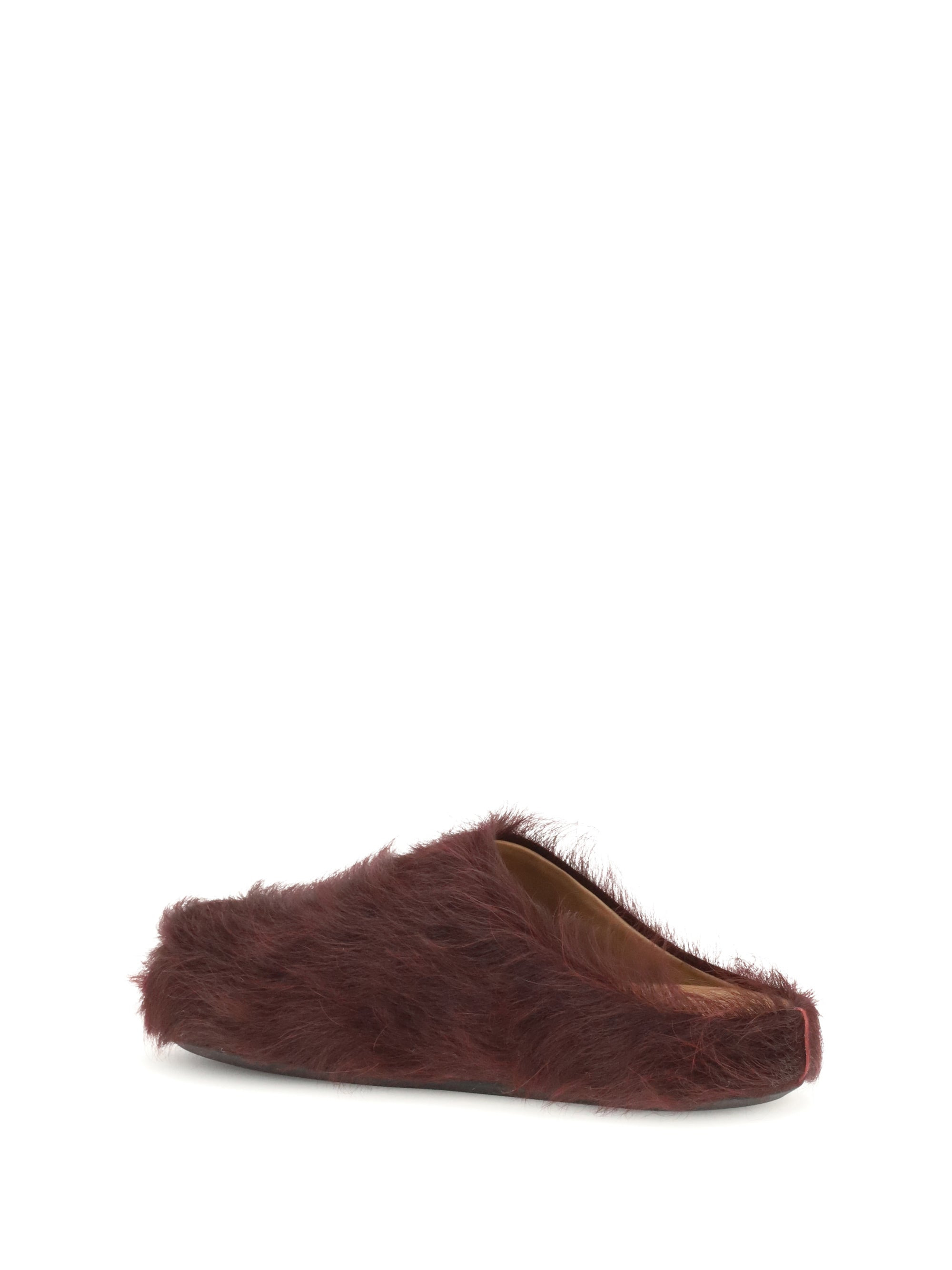 Marni Women Long-Haired Calfskin Fussbett Mules - 3