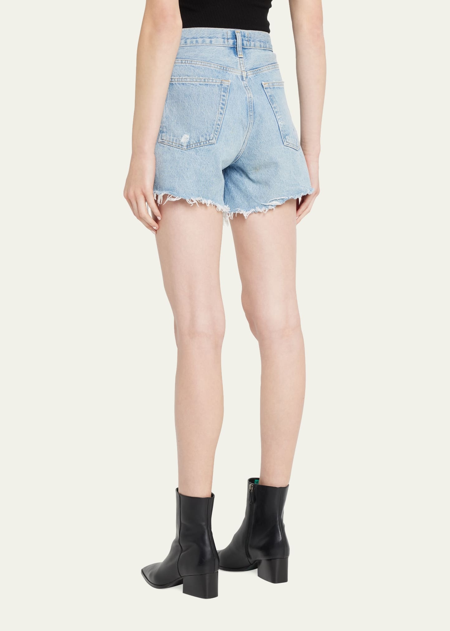 Parker Long Frayed Shorts - 3
