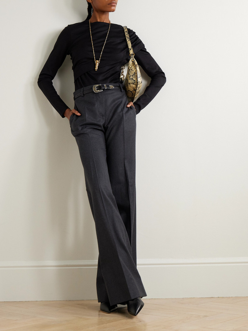 Isabel Marant Asna Draped Wool-jersey Top outlook