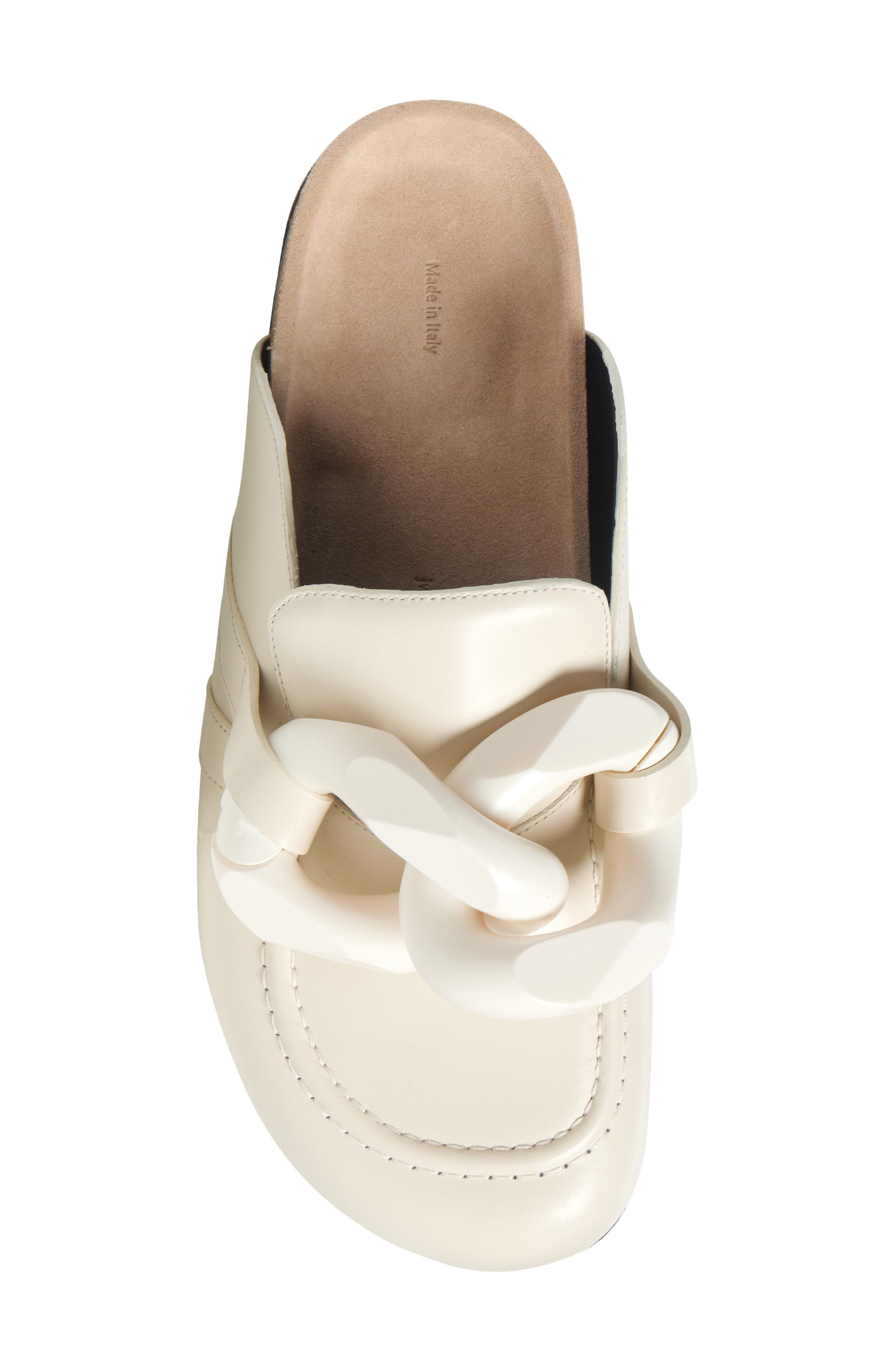 JW Anderson Chain Link Loafer Mule in 002 Off White at Nordstrom - 4