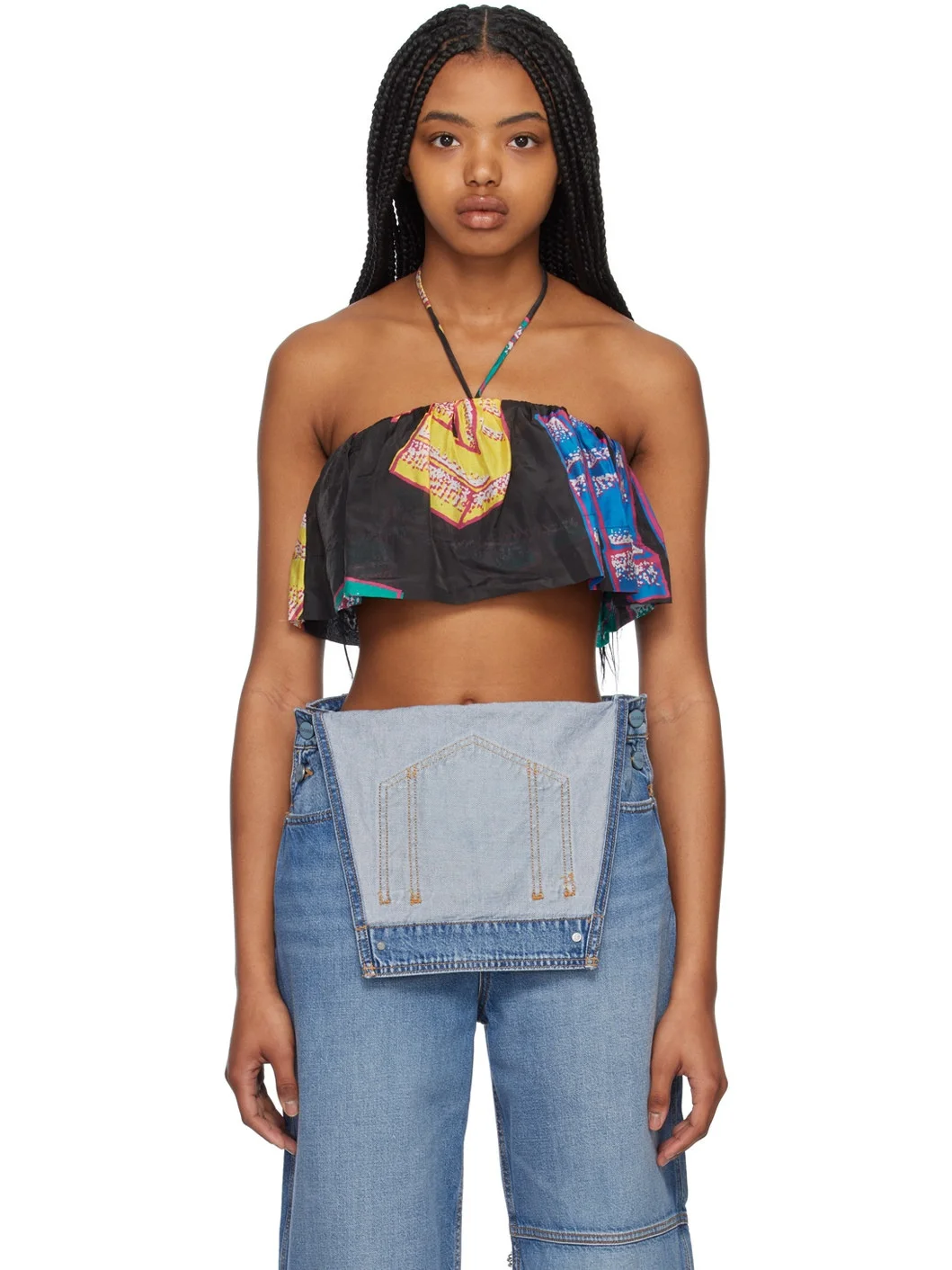 Black Graphic Camisole - 1