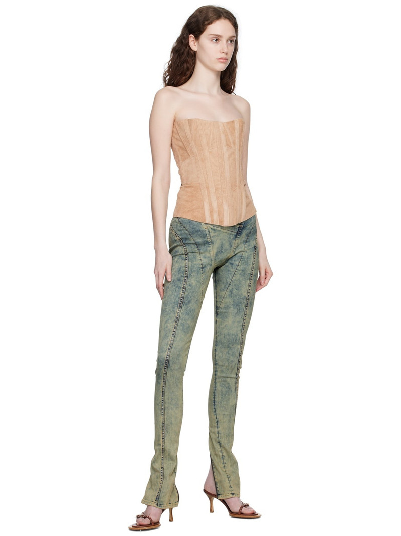 KNWLS Pink Daith Suede Camisole outlook