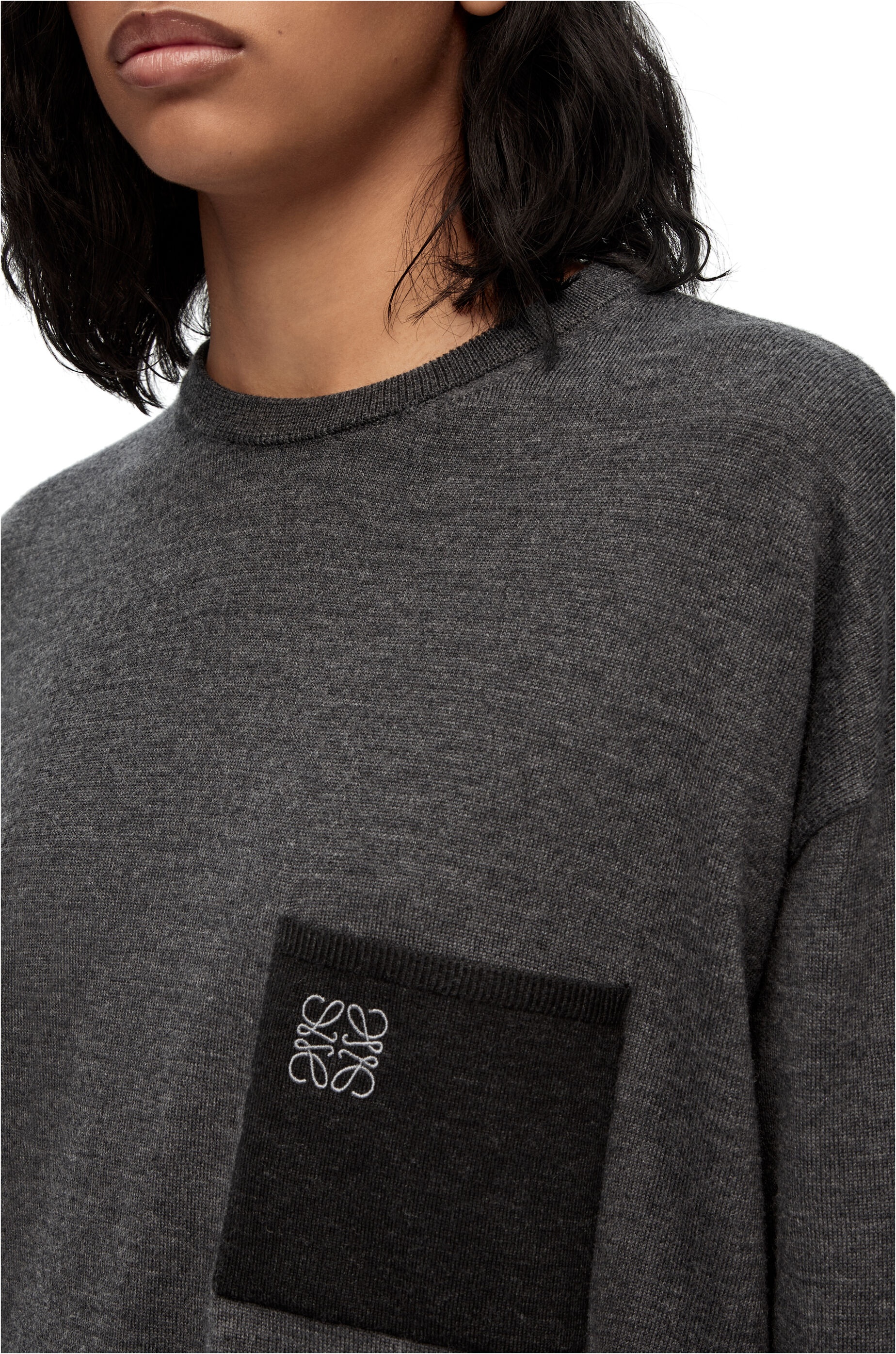Anagram pocket sweater in wool - 5