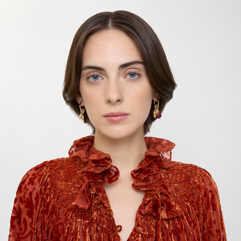 Burberry Charm Hoop Earrings​ outlook