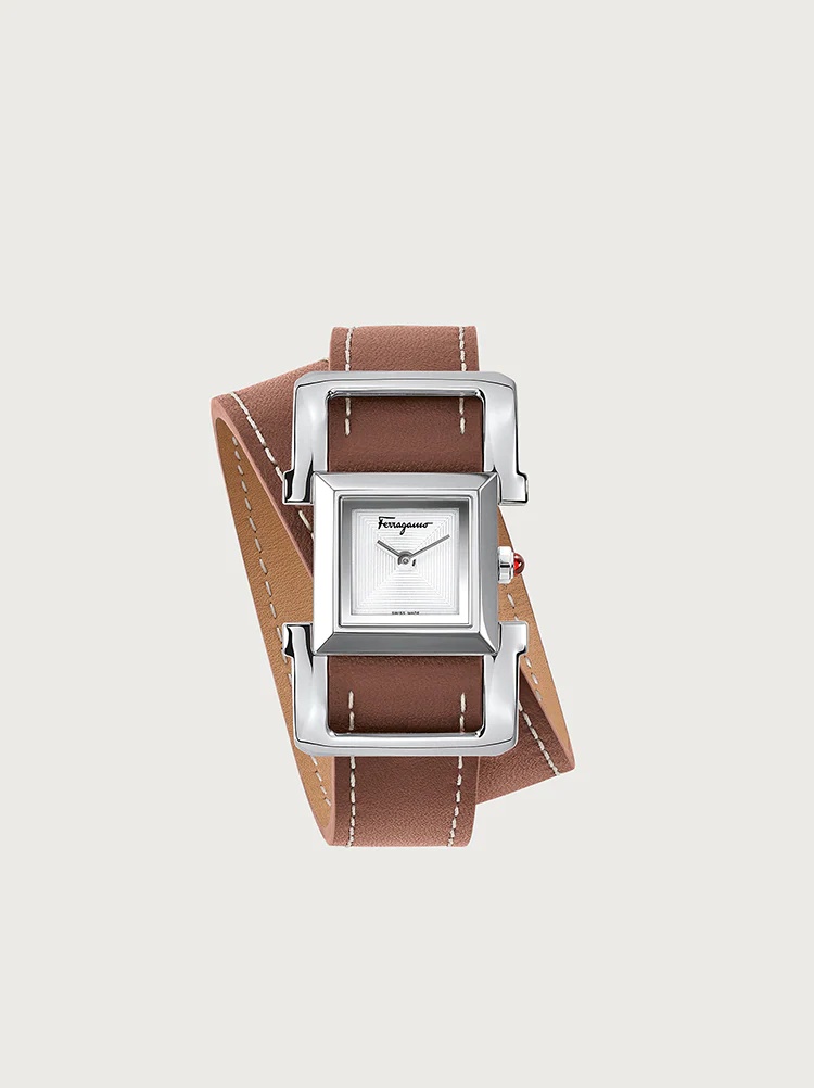 FERRAGAMO SQUARE INGOT WATCH - 1