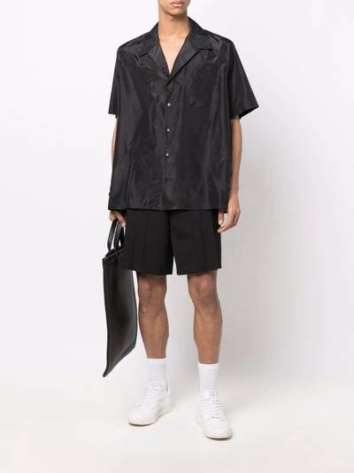 Valentino taffeta bowling short-sleeve shirt outlook