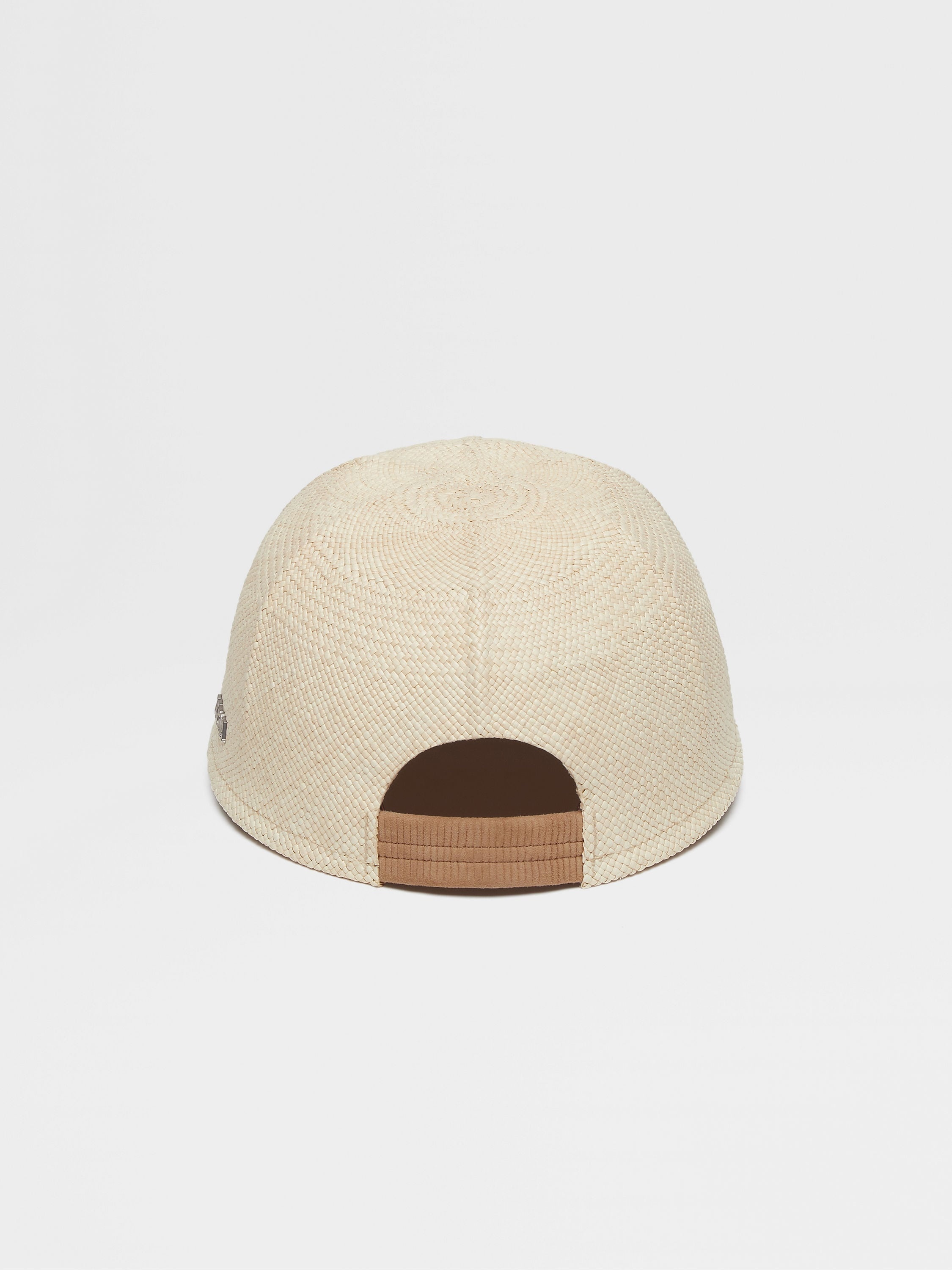 WHITE STRAW BASEBALL CAP - 3