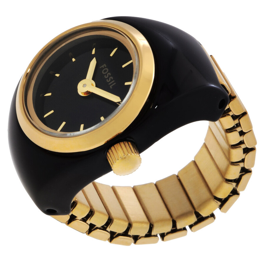 Fossil - Fossil Watch Ring Quartz Black Dial Ladies Watch ES5413 - 2