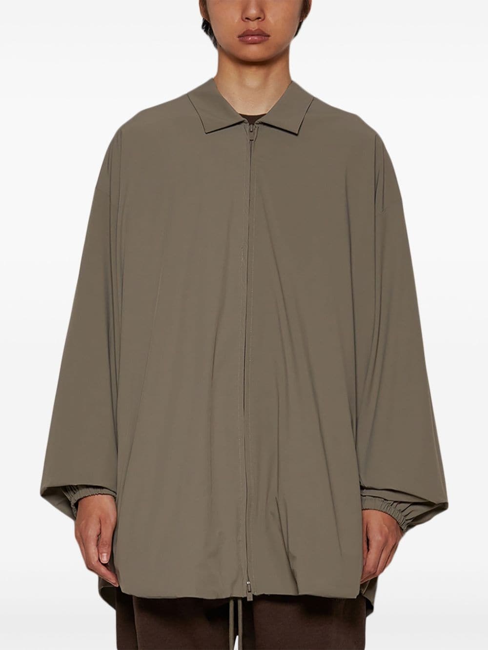 logo-patch shirt - 3