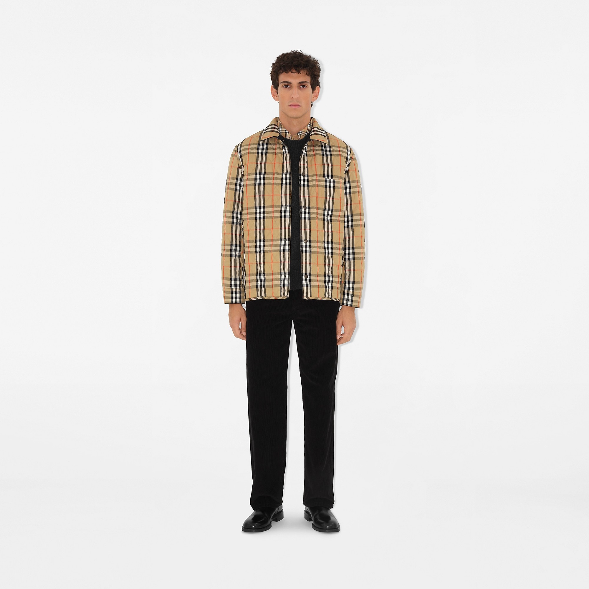 Reversible Quilted Nylon Overshirt - 4