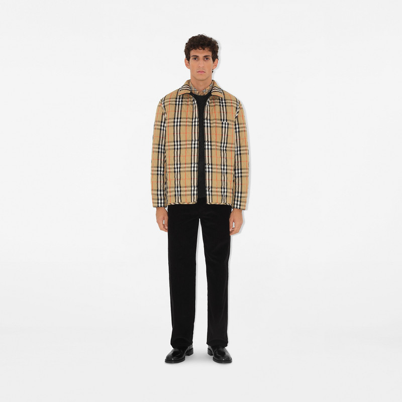 Reversible Quilted Nylon Overshirt 4