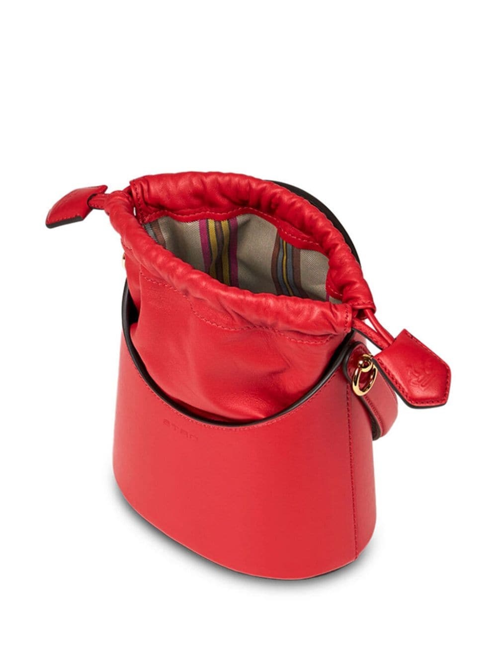 small Saturno leather bucket bag - 6