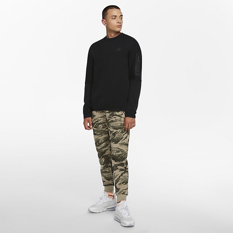 Nike Sportswear Tech Fleece Crew 'Black' CU4505-010 - 4