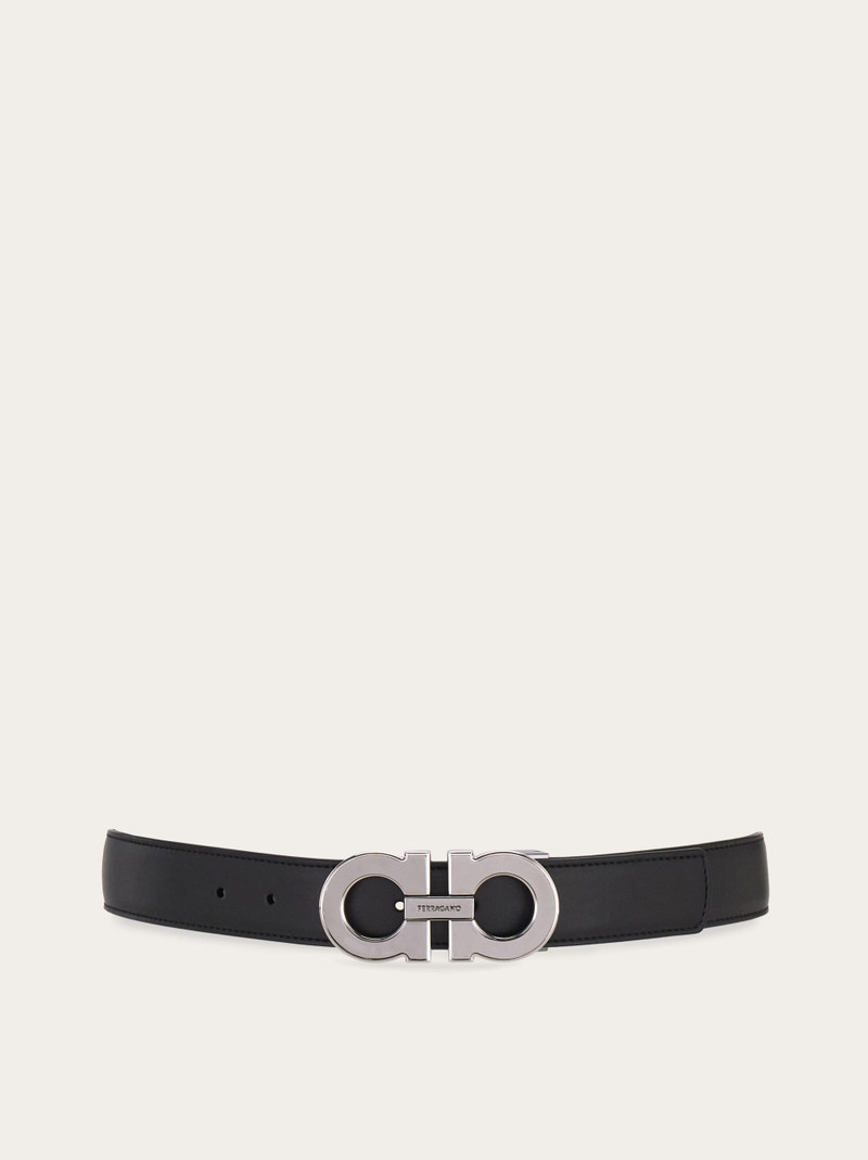 Reversible and adjustable Gancini belt 1