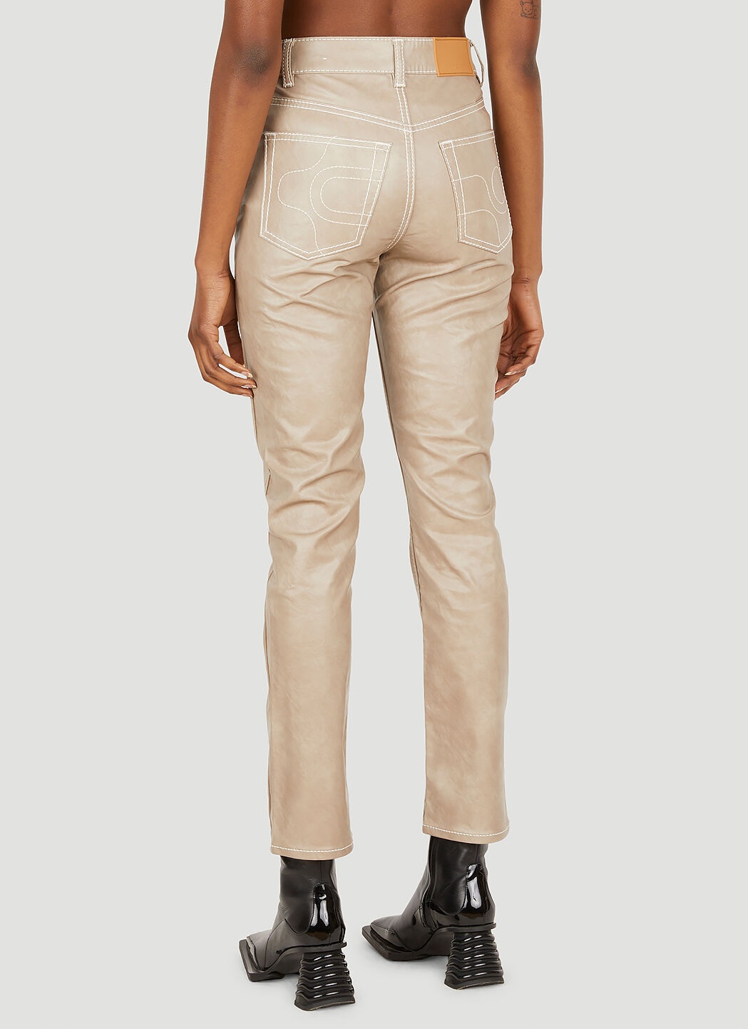 Solstice Vegan Leather Pants - 4