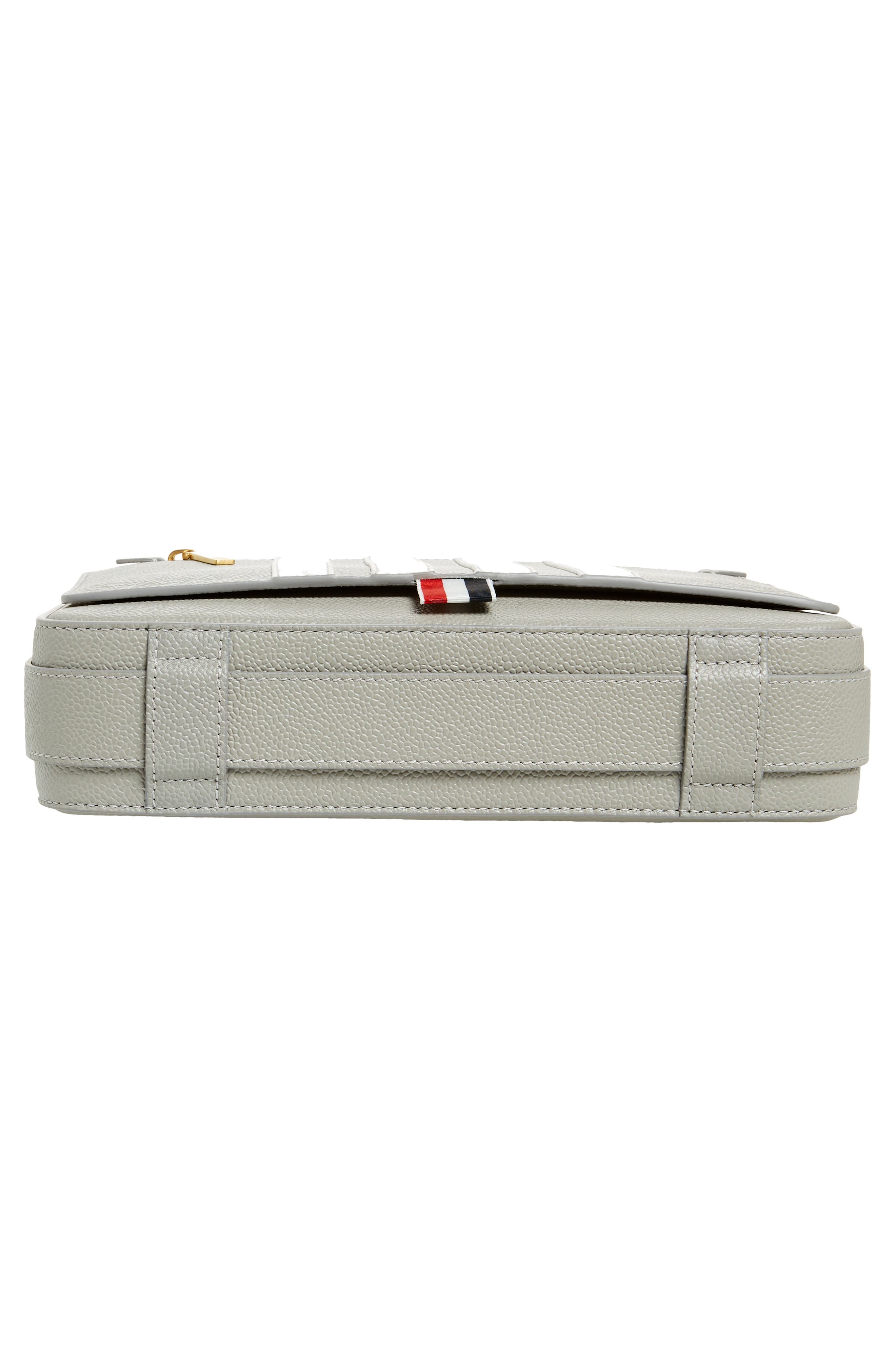 Thom Browne Reporter Messenger Bag in Light Grey at Nordstrom - 6