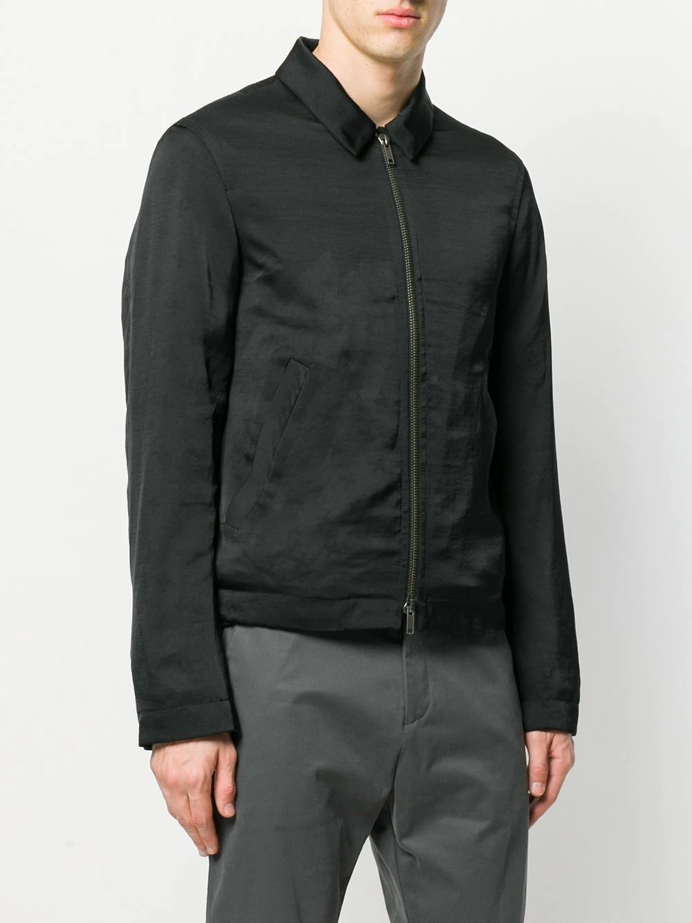 lightweight zip jacket  - 3