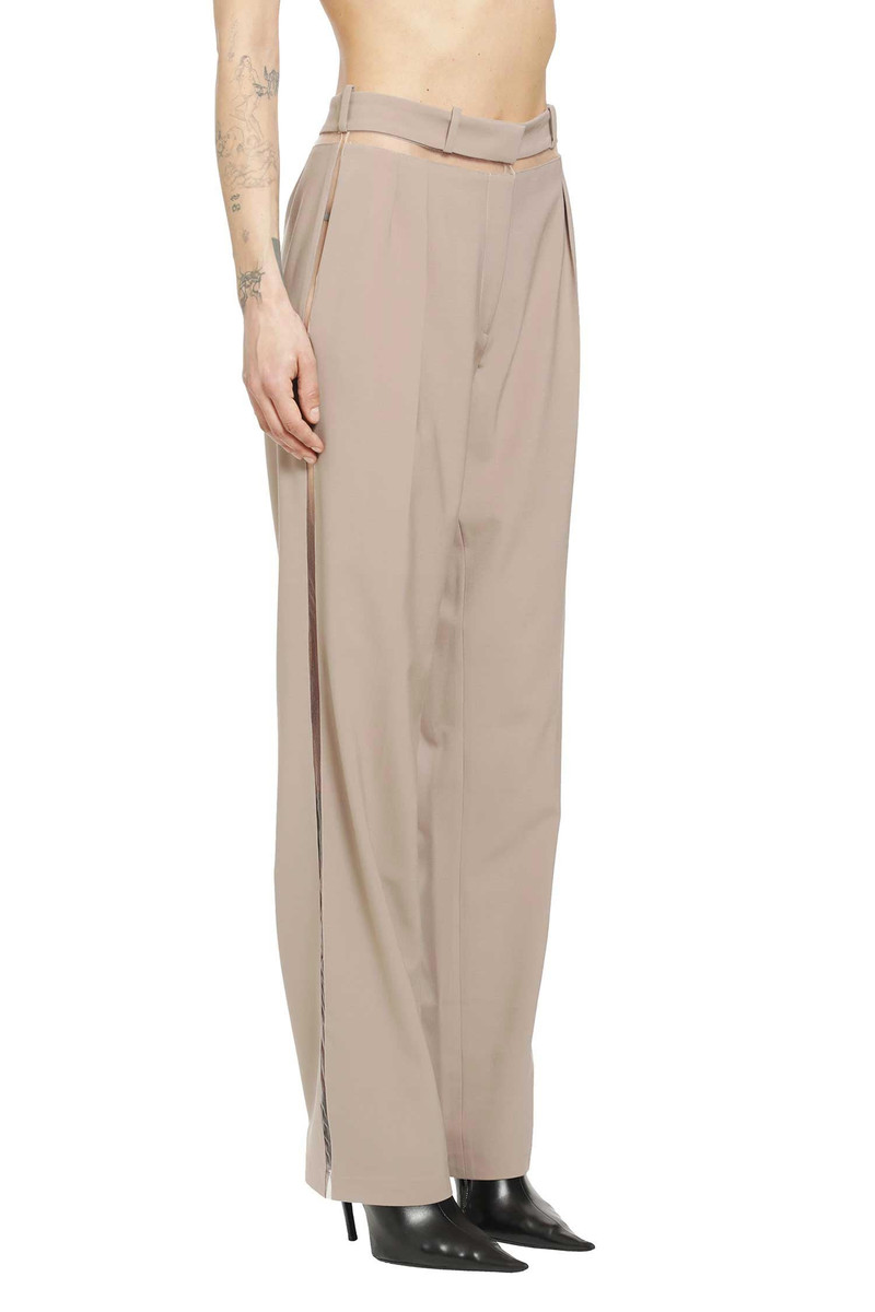 NENSI DOJAKA Tailored Trousers With Tulle Inserts outlook