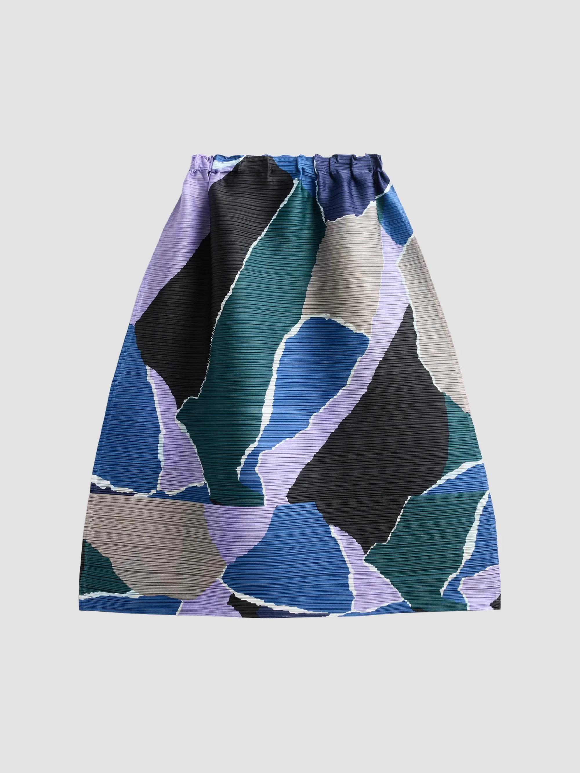 Women's Surprise! Plissé Midi Skirt - Purple - 1